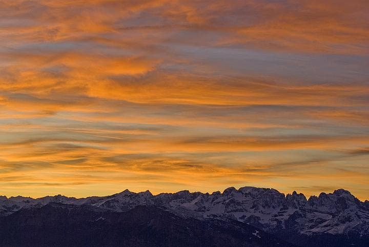 La luce del tramonto